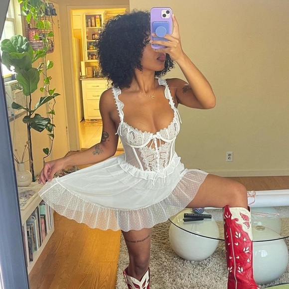 For Love & Lemons Eternal Rose Slip Dress - Picture 9 of 10